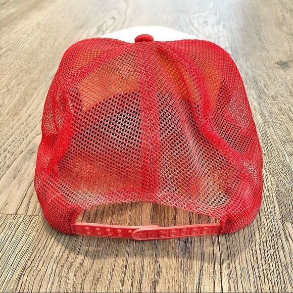 Vintage Foam & Mesh Rope Flat Brim Snapback Hat Cap 10,000 Silver $ Bar Montana - Picture 4 of 6